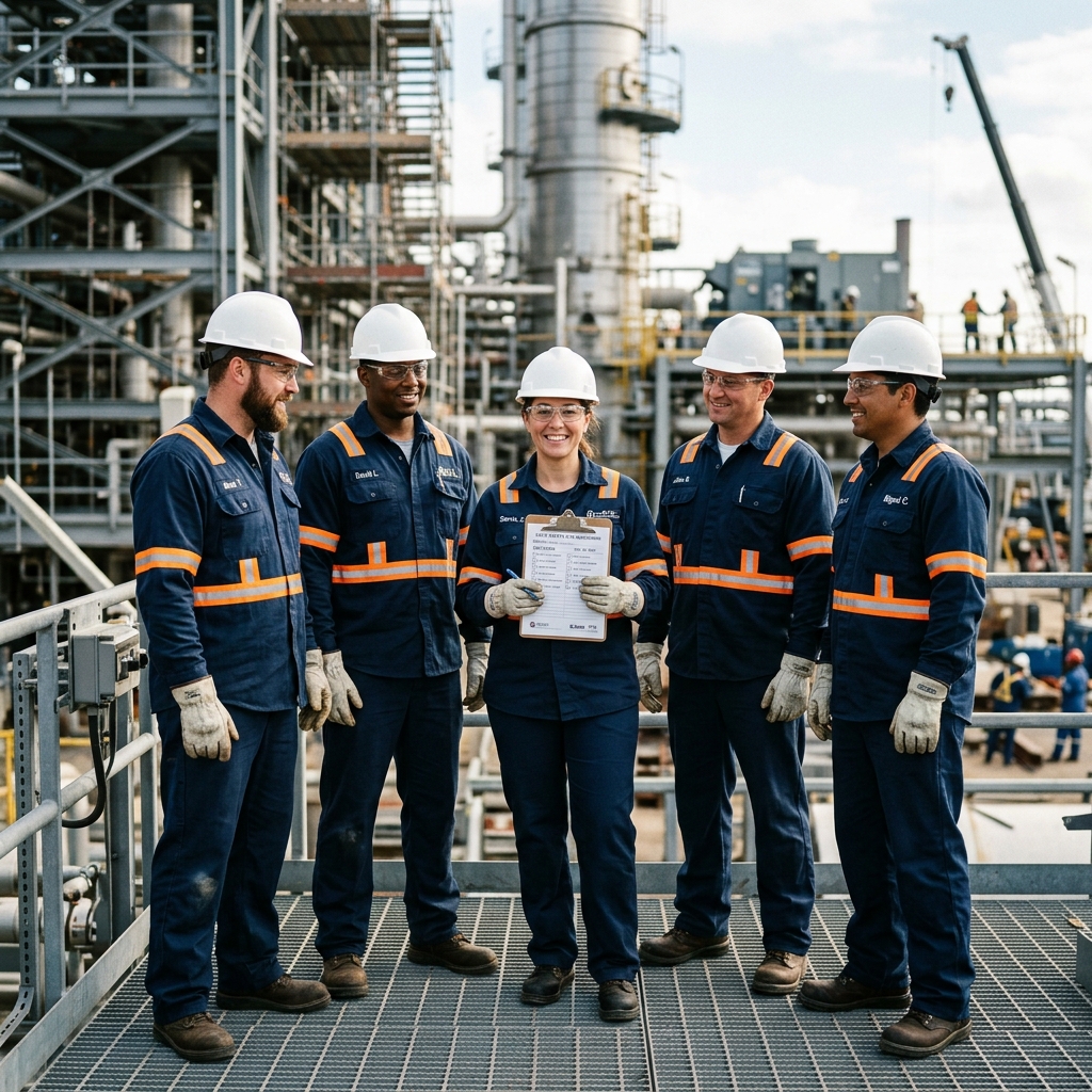 Trabalhadores Industriais Equipados